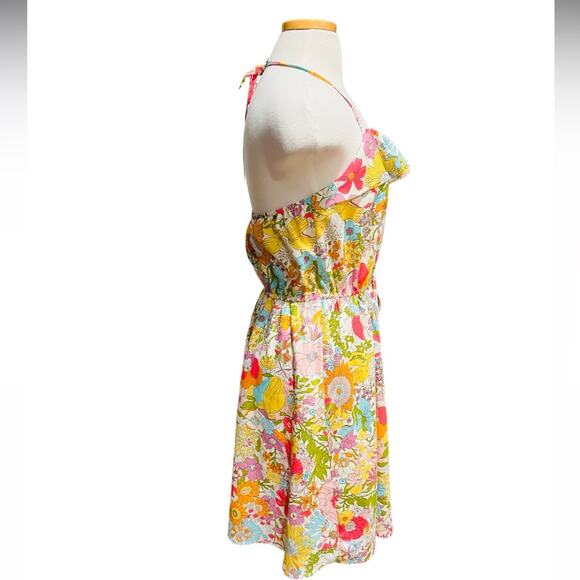 Liberty of London x Target Collab Retro Print Floral Halter Dress Size Large - Picture 6 of 8